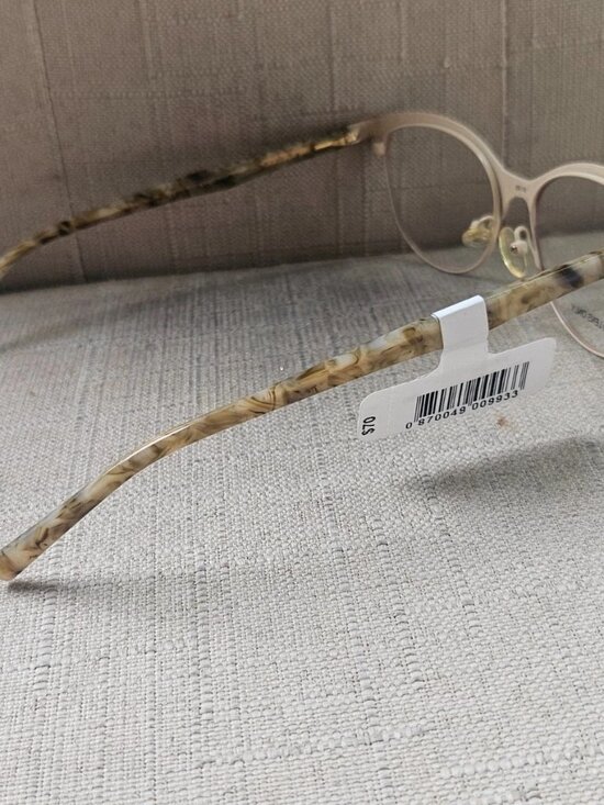 Women Eyeglasses Frame XREH41S Beige Brown Eyewear Glasses Frame NWT $70 main image 4
